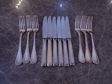 Christofle MALMAISON Vorspeisenbesteck 6 Personen 12 Teile versilbert TOP  !!