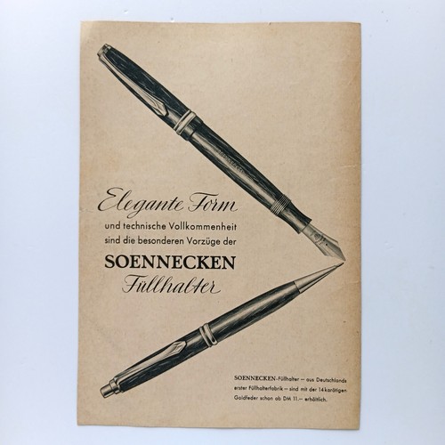 1961 soennecken füllhalter - 1961,