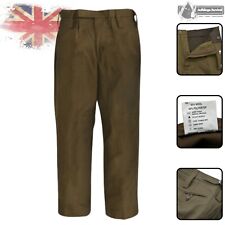 Britische Herren Hose Militärhose Barrack Dress Army 60% Wolle Uniform Stoffhose