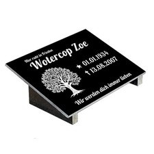 Grabplatte mit Gravur GRANIT