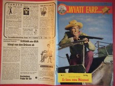 Romanheft-Rarität:  " Die Wyatt Earp Story "  Nr. 1, guter Zust.( 1-2 )1. Auflg.