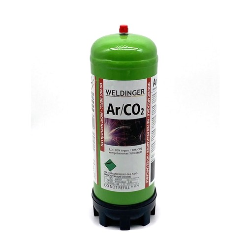 Mischgas einwegflasche 2l - mischgas, 2,2l