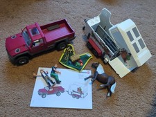 Schleich 42346 Horse Club Pickup mit Pferdeanhänger, Gebraucht