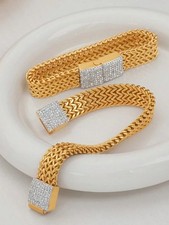 1 Stück 18K vergoldet