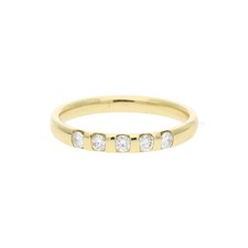Memoire Ring aus Gold mit Diamanten, Second Hand, 25323552, getragen 57