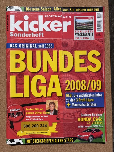 Kicker sonderheft bundesliga - sonderheft,
