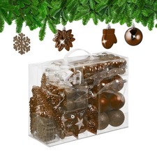 Weihnachtskugeln Tannenbaumkugeln Weihnachtsbaumschmuck 100er Set Baumkugeln