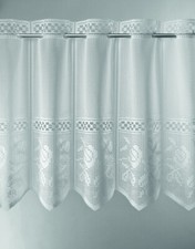 Scheibengardine Blumen Bistrogardine Gardine Küche 30/45/60/90/120/180 hoch