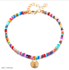 Fußkettchen Herz Gold Silber