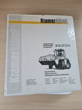 Kramer Ersatzteilliste 212LT 212 LTx 212 LT LTx  Radlader Schaufellader Radlader