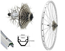 28 Zoll Hinterrad ALU Hohlkammerfelge 622-19 inkl. 8fach Shimano Zahnkranz 11-32