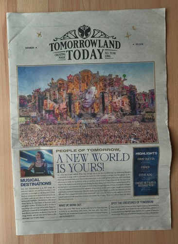 Tomorrowland today zeitung - tomorrowland,
