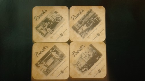 Bierdeckel brauerei becks - bierdeckel,