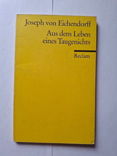 Joseph von eichendorff aus - joseph,
