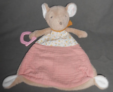 TOPOLINO SCHMUSETUCH SCHNUFFELTUCH MAUS MIT BLÜMCHENHEMD