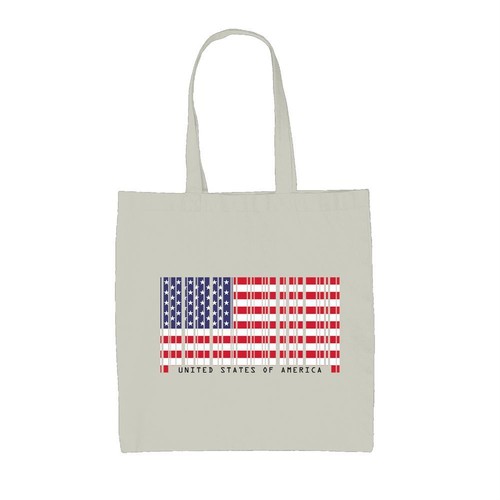 Usa barcode flagge canvas - usa,