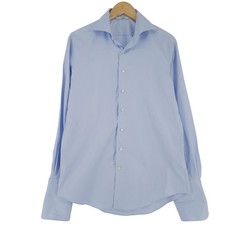 Suitsupply Herrenhemd Slim Fit Ov8 Größe 39 Leinen Formal Manschettenknöpfe