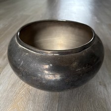 Gunther Lambert Vase, Gefäß, Übertopf, Topf,Schale versilbert Rangoon 