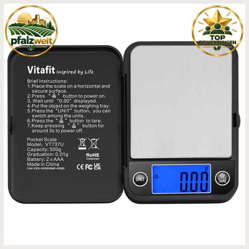 Digitale feinwaage 01g 500g - 0,01g,