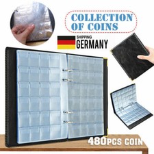 480X FÜR 2 EURO MÜNZALBUM SAMMELALBUM MÜNZEN ALBUM ORDNER ALBEN RINGBUCH EU