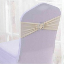 Stuhlschleifen Stretch Schleifenbänder Schleifen für Stuhlhussen Hochzeit  LH