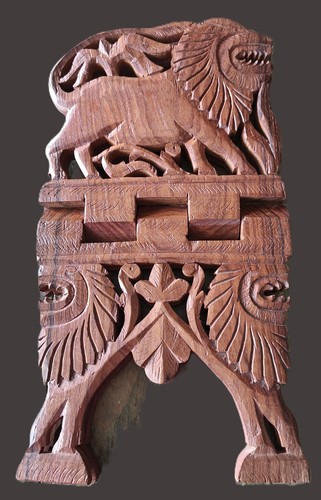 Vintage buchstützen asiatisch - buchstützen,