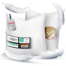 LEOSARA® 100% Federkissen Kopfkissen Kissen 80x80 cm