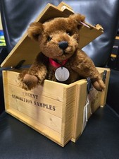 Steiff Club, Teddybär "Bär 420351" 2003 mit Zertifikat, Clubmagazinen+Flyern 