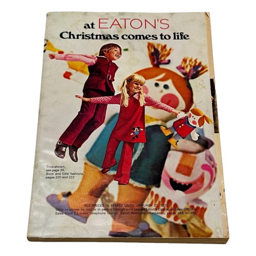 Eatons christmas catalog 1971 - eatons,