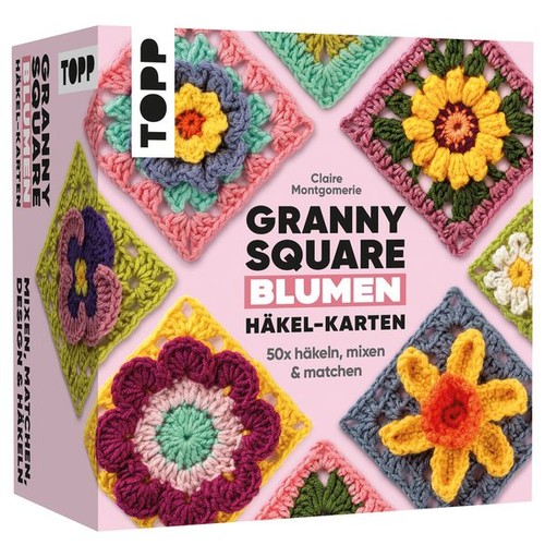 Granny square blumen - granny,