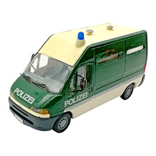 1:87 Busch Fiat ducato transporter Buspolizei Stadt Erfurt ? GKW GruKw H0 Modell