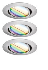 PAULMANN LED Decken Einbau Spot Lampe Leuchte BASE 3-er Set Zigbee Basisset