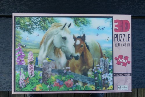 Puzzle pferd und - und, fohlen
