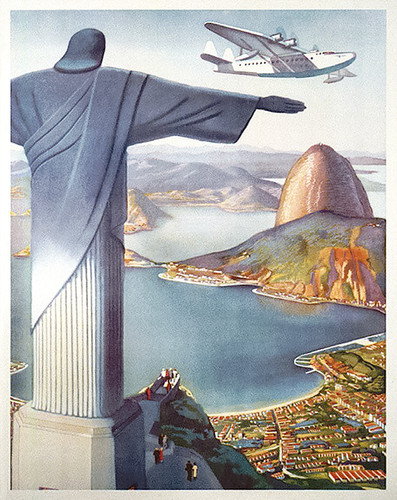 Rio janeiro vintage poster - de,