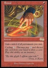 Magic/MTG Brandzeichen USG-176 Rare Deutsch Excellent