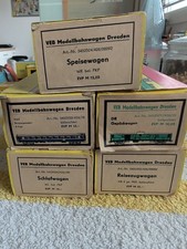 VEB Modellbahnwagen Dresden, 5 Wagen, H0