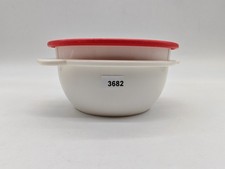 TUPPERWARE B20 FRISCHE-EXPRESS SCHÜSSEL 400 ML ROT WEISS