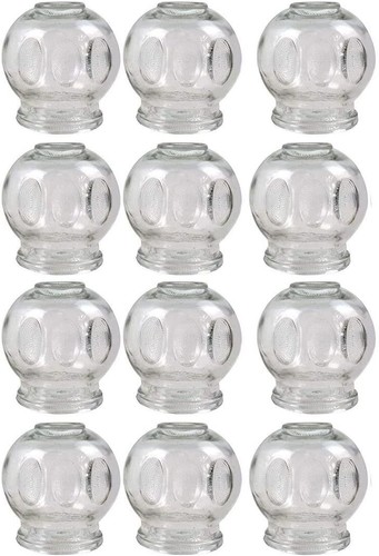 12er schröpfset aus glas 7cm - 12er,