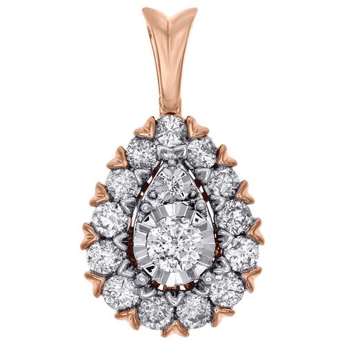 14k rose gold solitaire - gold,