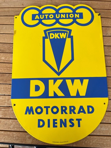 Emailschild dkw motorräder - emailschild,
