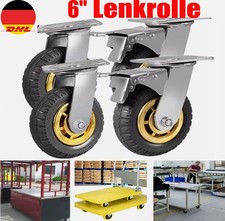 4er Set 150mm Schwerlastrollen