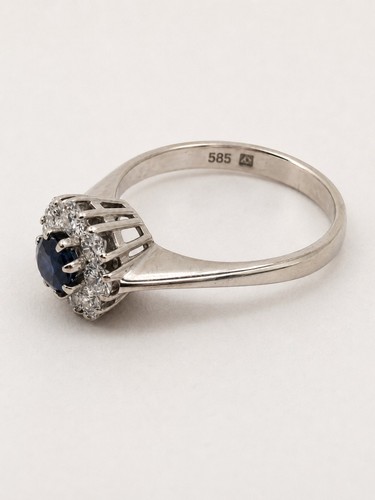 Cocktail ring aus - aus, 585
