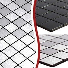 Aluminium metall mosaikfliesen - aluminium,