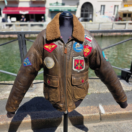Herren bomber lederjacke - herren,