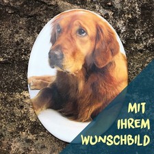 Porzellanbild, Grabbild, Andenkenbild von Ihrem Photo (Jetzt auch neue Größe!)