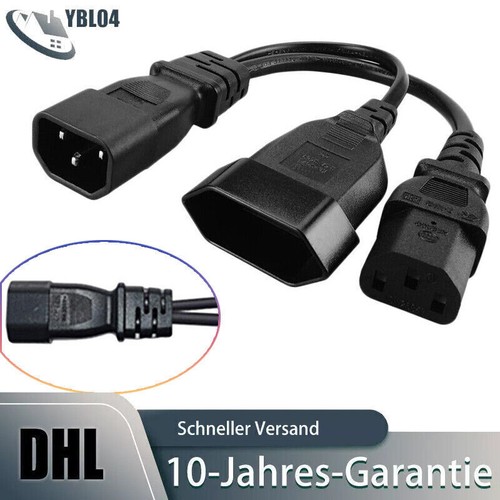 Iec320 c14 auf c13 - in,