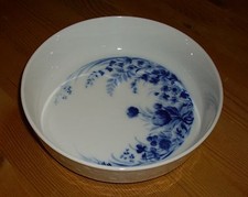 Kaiser Porzellan Echt Kobalt, Dekor 4003 1 Suppenteller, Blumen und Seifenblasen