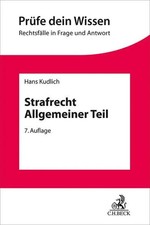 Strafrecht Allgemeiner Teil | Hans Kudlich | Taschenbuch | Prüfe dein Wissen