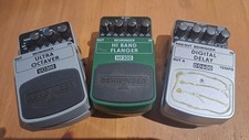 3 BEHRINGER Effektpedale: Oktaver, Flanger und Digital Delay