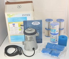 INTEX Filterpumpe 602G 28602GS Poolpumpe Pumpe mit Filterkartuschen